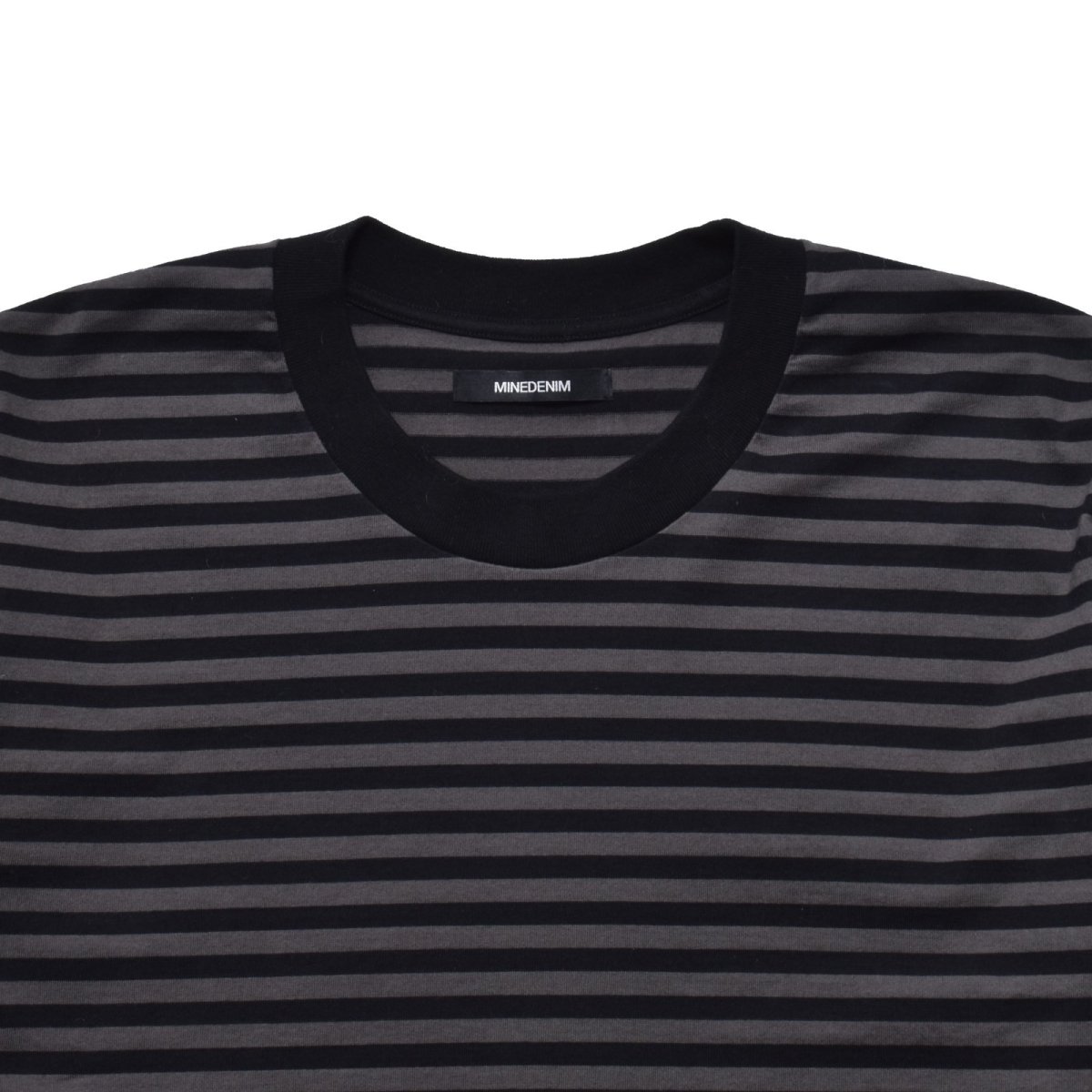 画像10: MINEDENIM  Overdye Border Crewneck Tee (10)
