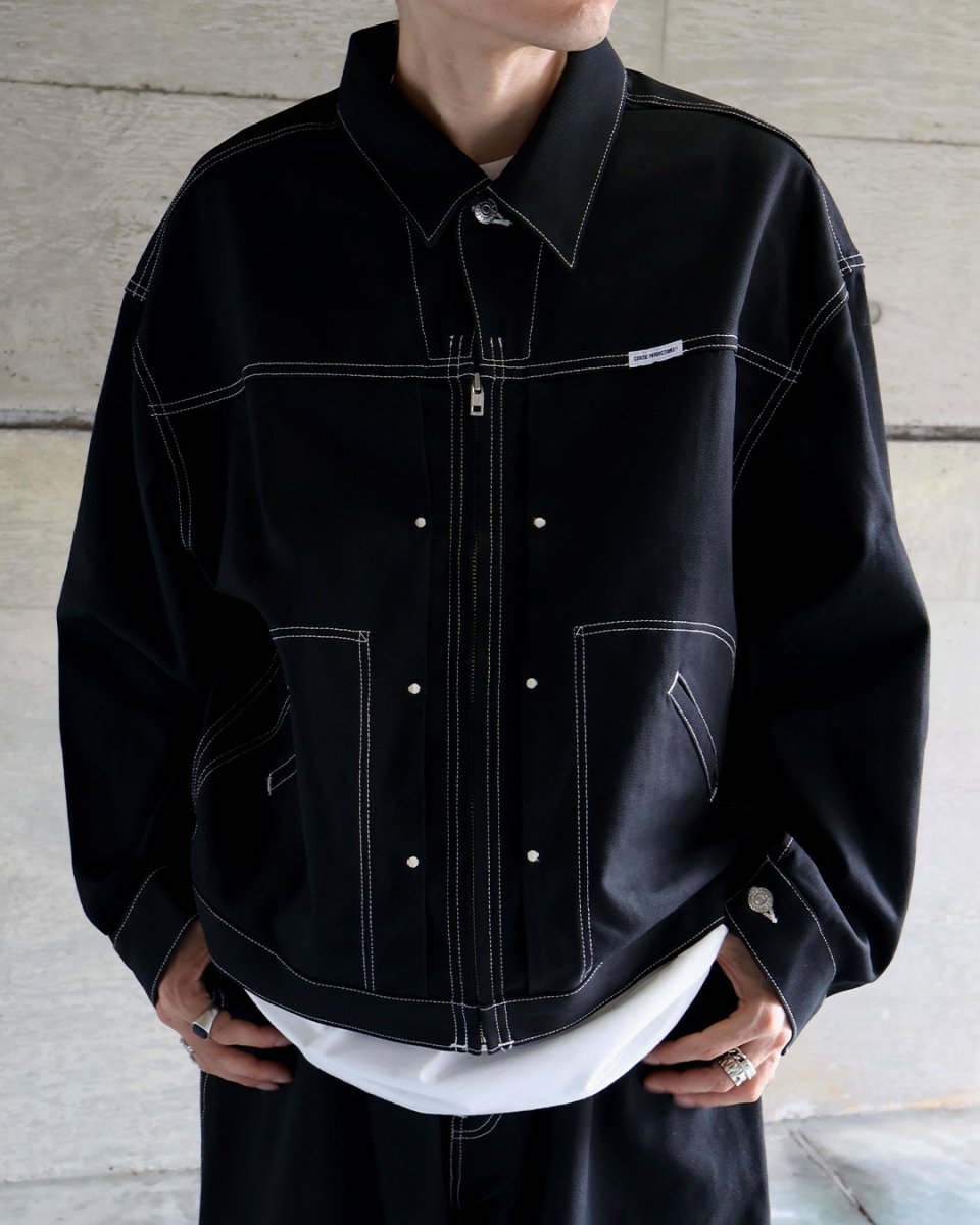 画像4: COOTIE PRODUCTIONS   Cotton Serge Trucker Jacket (4)