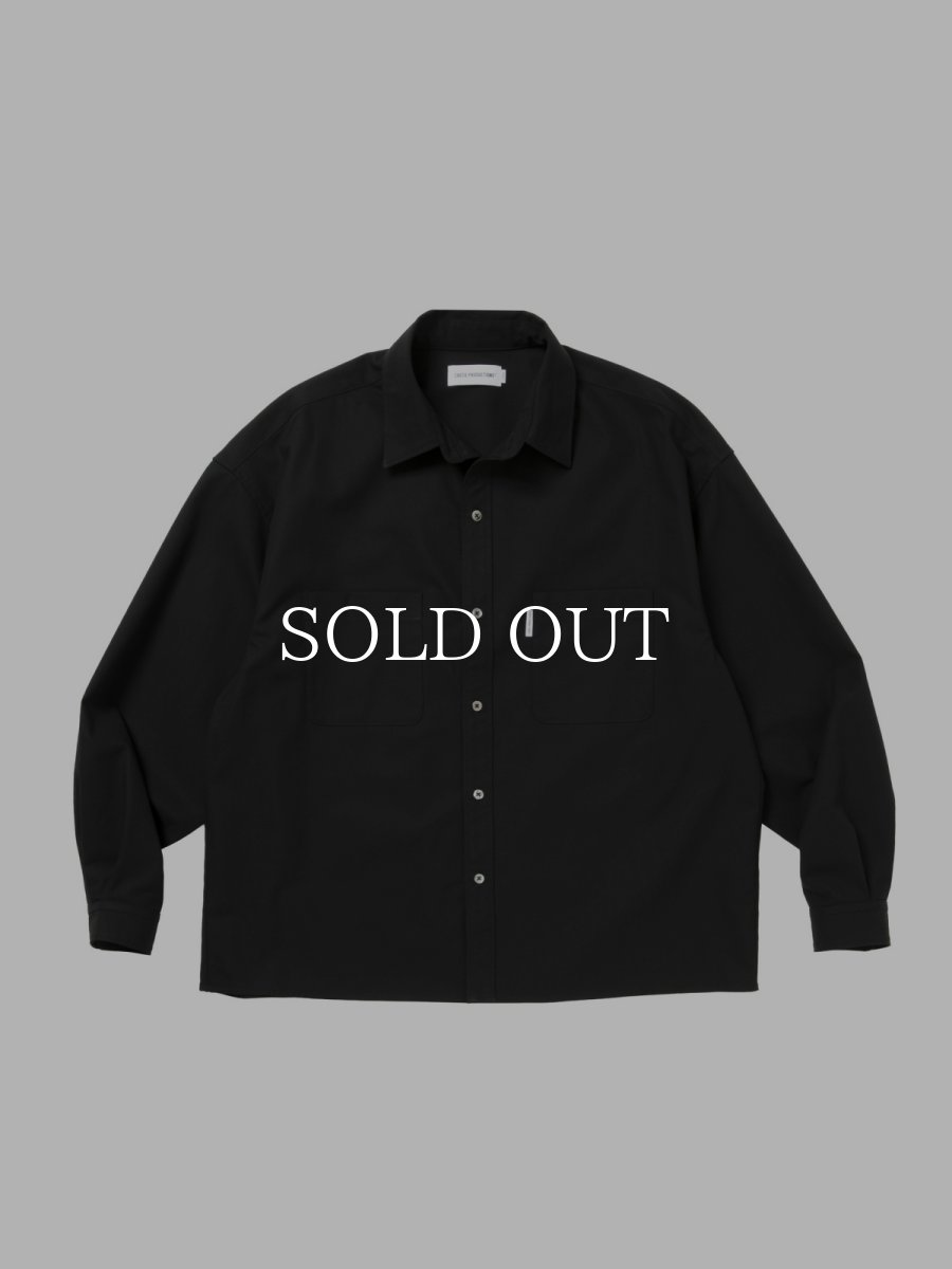 画像1: COOTIE PRODUCTIONS   Cotton Gabardine Boxy L/S Shirt (1)