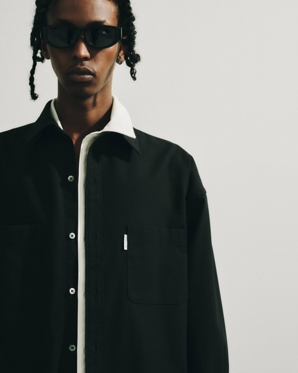 画像9: COOTIE PRODUCTIONS   Cotton Gabardine Boxy L/S Shirt (9)