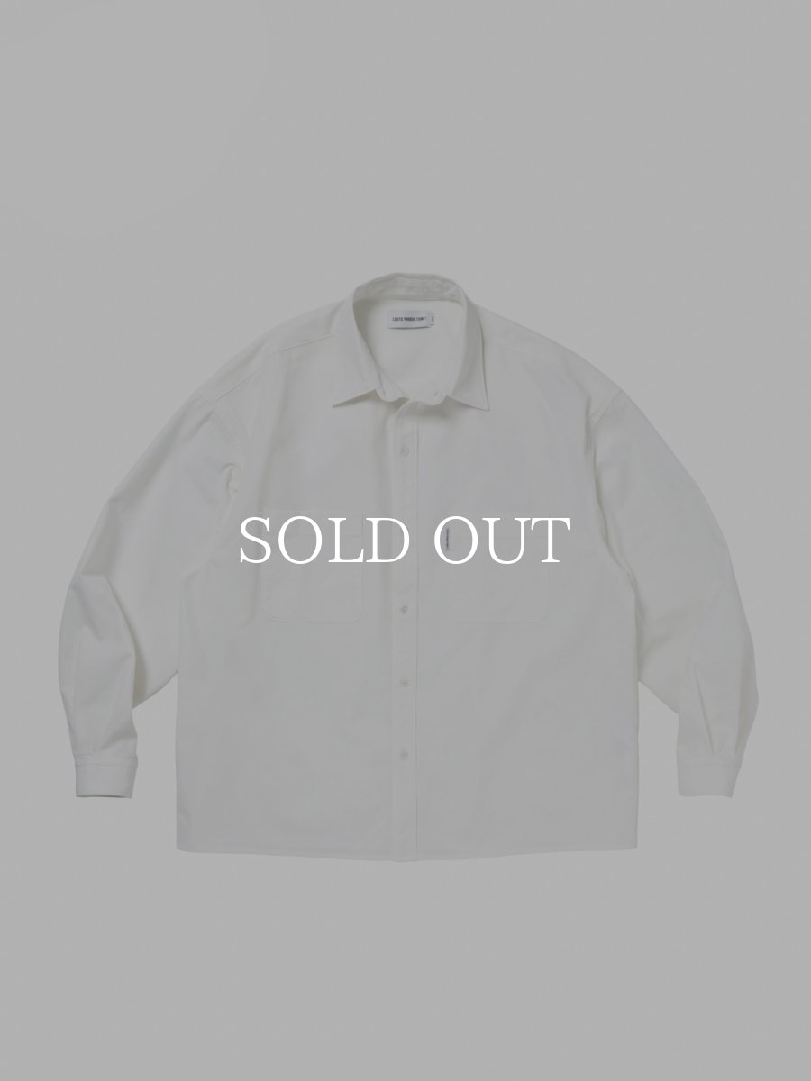 画像6: COOTIE PRODUCTIONS   Cotton Gabardine Boxy L/S Shirt (6)