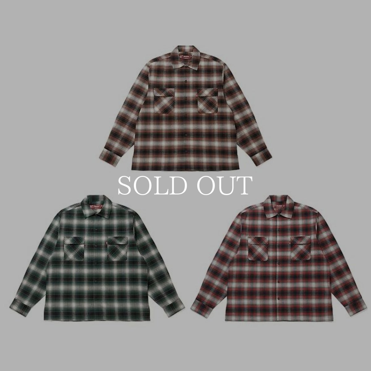 画像1: HideandSeek  Check L/S Shirt (1)
