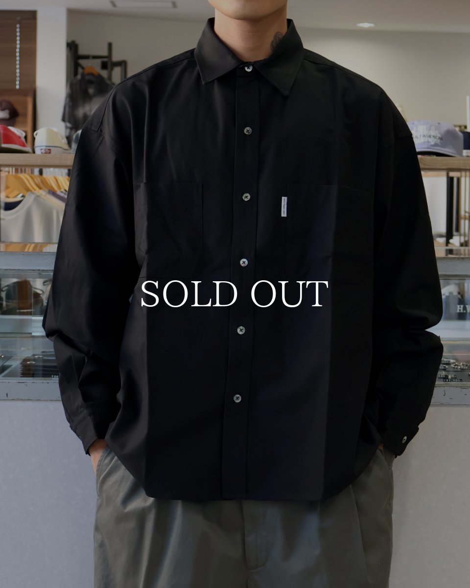 画像4: COOTIE PRODUCTIONS   Cotton Gabardine Boxy L/S Shirt (4)