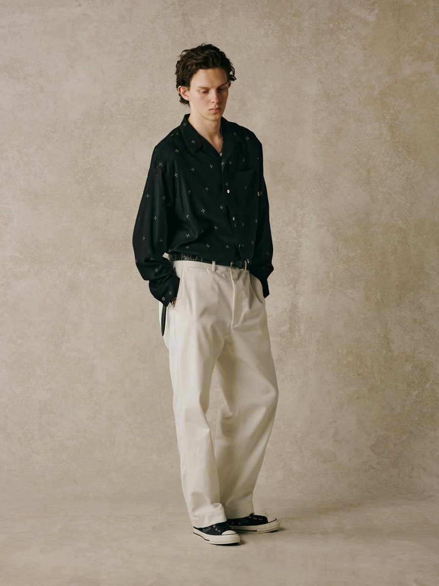 画像7: CALEE  CROSS PATTERN SH (7)