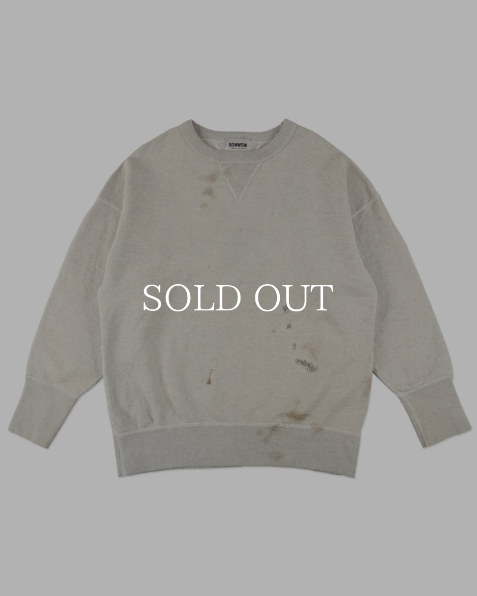 画像1: BOW WOW  REPAIRED DOUBLE V SWEATSHIRT (1)