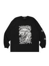 画像1: ANTIDOTE BUYERS CLUB   Pima Cotton L/S Tee (Leaf Skull) (1)
