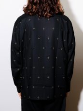 画像5: CALEE  CROSS PATTERN SH (5)