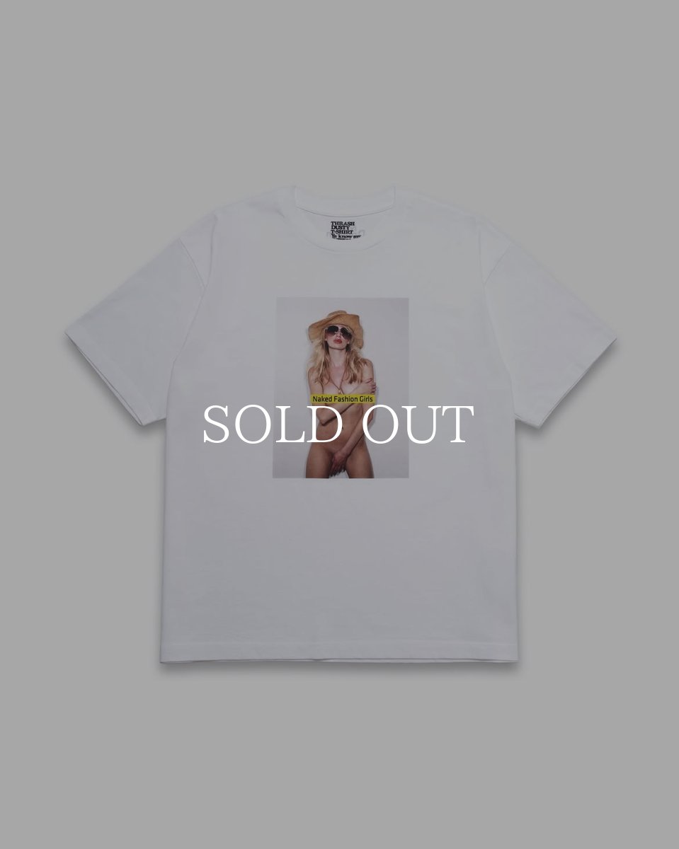 画像1: MINEDENIM  Mike Dowson Naked Summer Girl Photo Tee by Stie-lo (1)