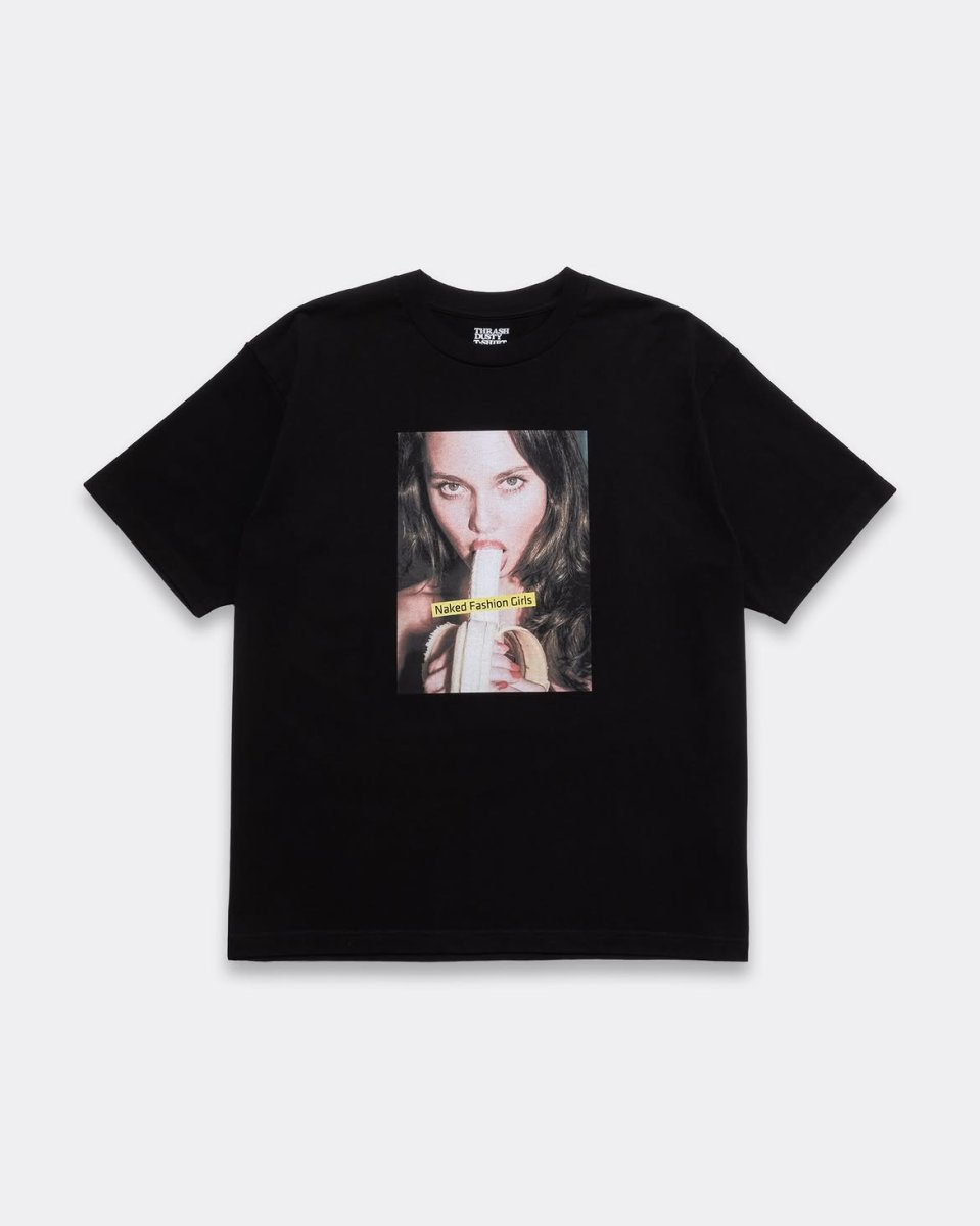 画像1: MINEDENIM  Mike Dowson Holding a Banana Girl Photo Tee by Stie-lo (1)