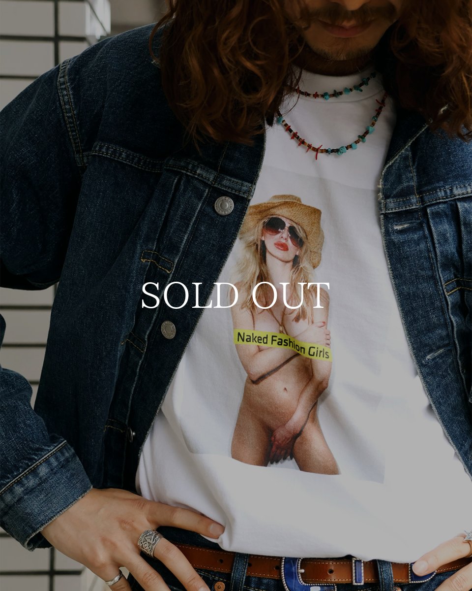 画像3: MINEDENIM  Mike Dowson Naked Summer Girl Photo Tee by Stie-lo (3)