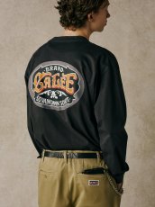画像7: CALEE  VINTAGE TYPE SIGNBOARD L/S TEE ＜NATURALLY PAINT DESIGN＞ (7)