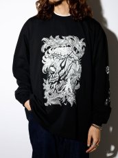 画像3: ANTIDOTE BUYERS CLUB   Pima Cotton L/S Tee (Leaf Skull) (3)