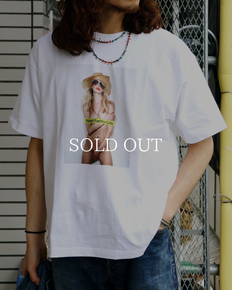 画像4: MINEDENIM  Mike Dowson Naked Summer Girl Photo Tee by Stie-lo (4)