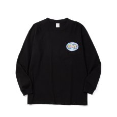 画像1: CALEE  VINTAGE TYPE SIGNBOARD L/S TEE ＜NATURALLY PAINT DESIGN＞ (1)