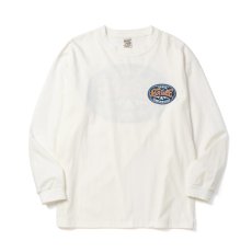 画像5: CALEE  VINTAGE TYPE SIGNBOARD L/S TEE ＜NATURALLY PAINT DESIGN＞ (5)