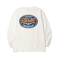 画像6: CALEE  VINTAGE TYPE SIGNBOARD L/S TEE ＜NATURALLY PAINT DESIGN＞ (6)