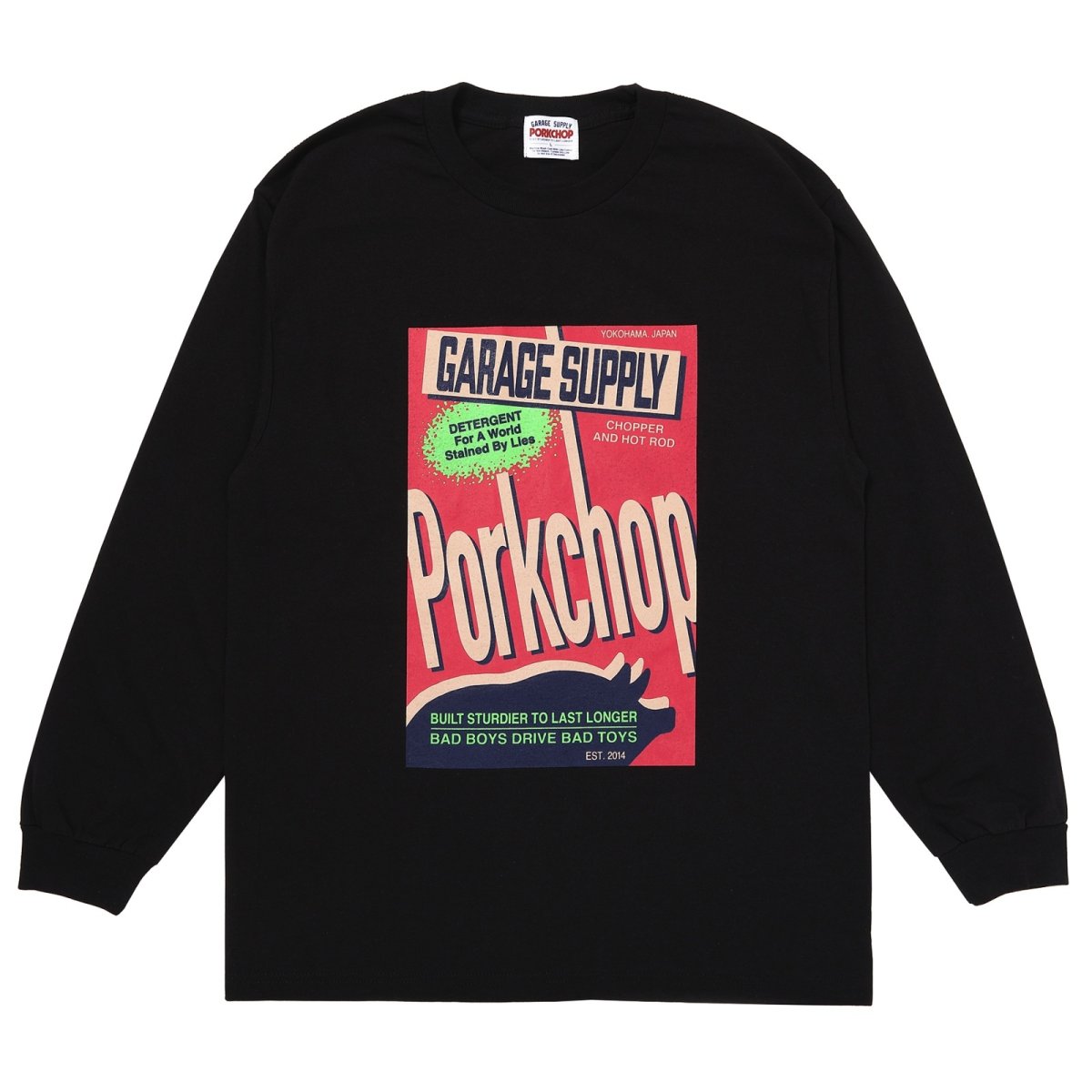 画像1: PORKCHOP GARAGE SUPPLY  DETERGENT L/S TEE (1)
