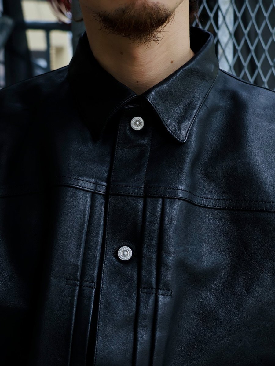 画像4: OLD JOE   PATINA HORSE-HIDE RIVETED JACKET (4)