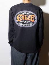 画像4: CALEE  VINTAGE TYPE SIGNBOARD L/S TEE ＜NATURALLY PAINT DESIGN＞ (4)