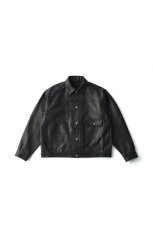 画像1: OLD JOE   PATINA HORSE-HIDE RIVETED JACKET (1)