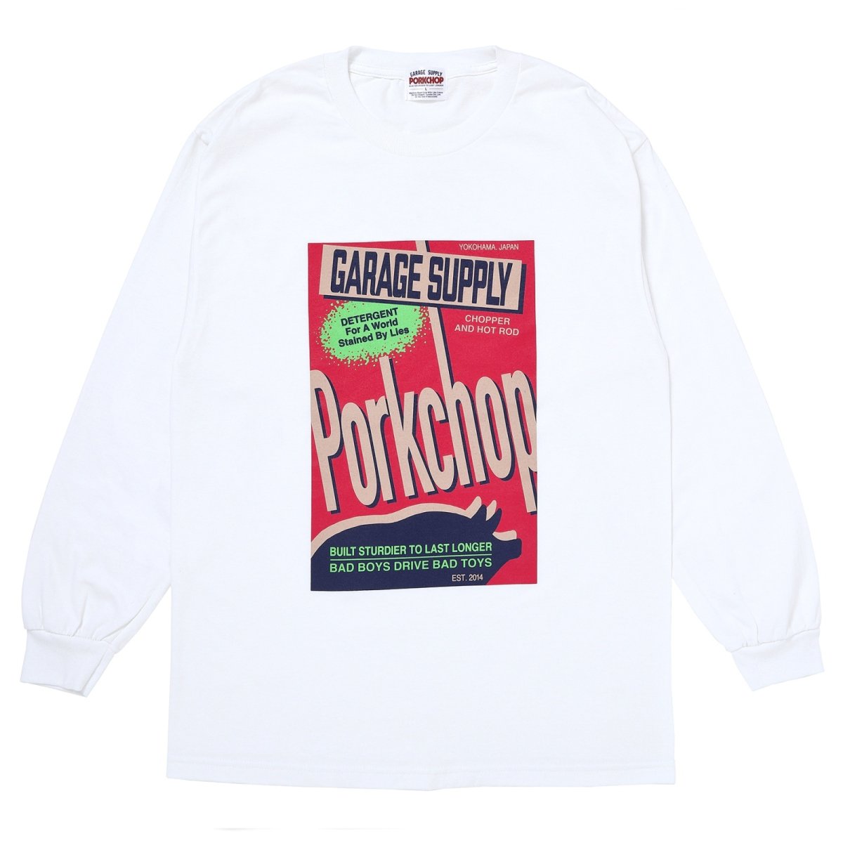 画像9: PORKCHOP GARAGE SUPPLY  DETERGENT L/S TEE (9)