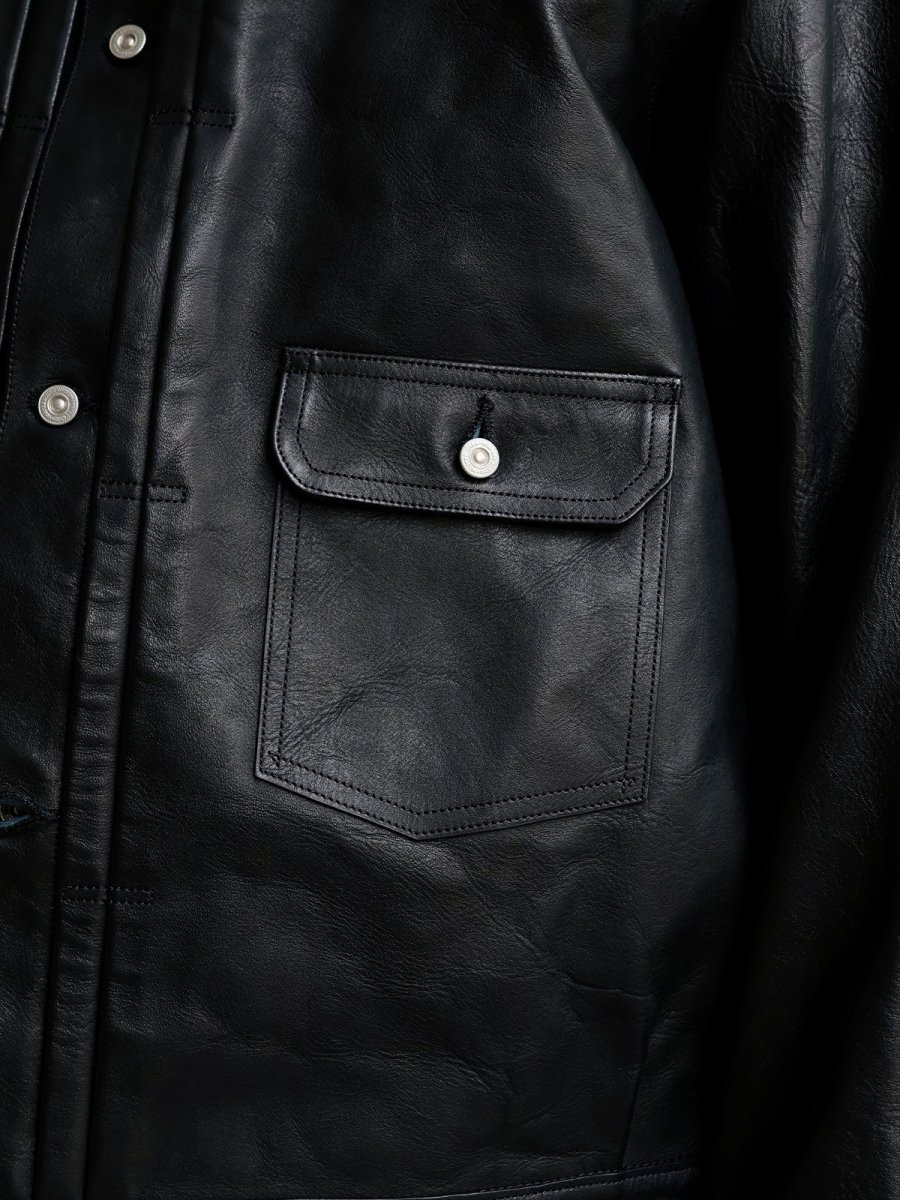 画像5: OLD JOE   PATINA HORSE-HIDE RIVETED JACKET (5)