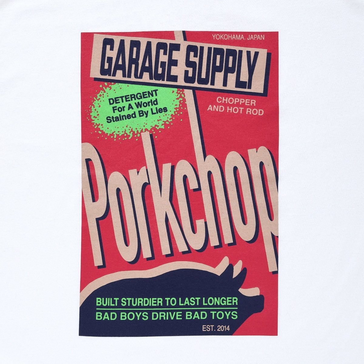 画像11: PORKCHOP GARAGE SUPPLY  DETERGENT L/S TEE (11)