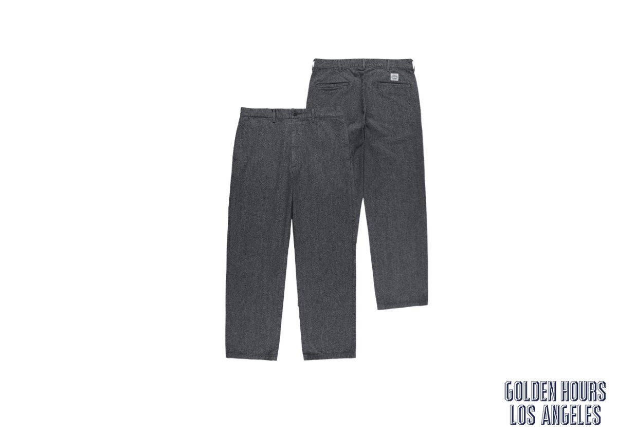 画像1: STANDARD CALIFORNIA  SD Black Chambray Pants W Vintage Wash (1)