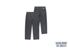 画像1: STANDARD CALIFORNIA  SD Black Chambray Pants W Vintage Wash (1)