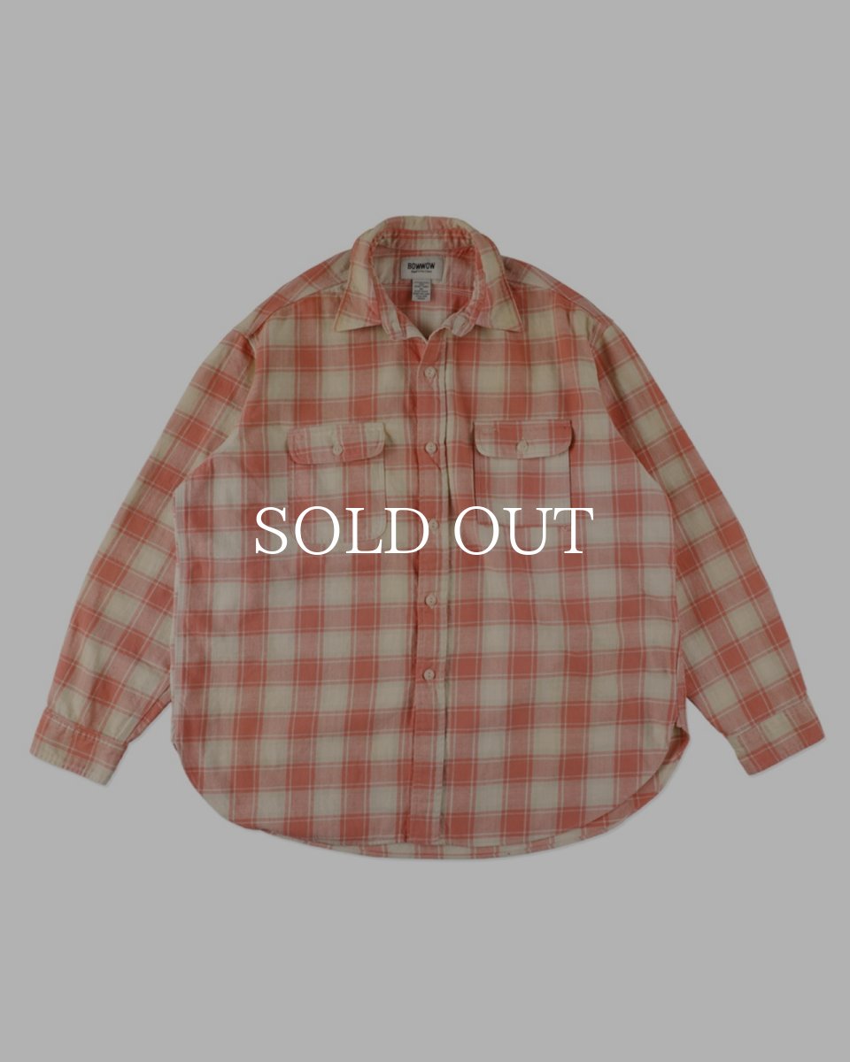 画像1: BOW WOW  REPAIRED CIG POCKET SHIRT (1)