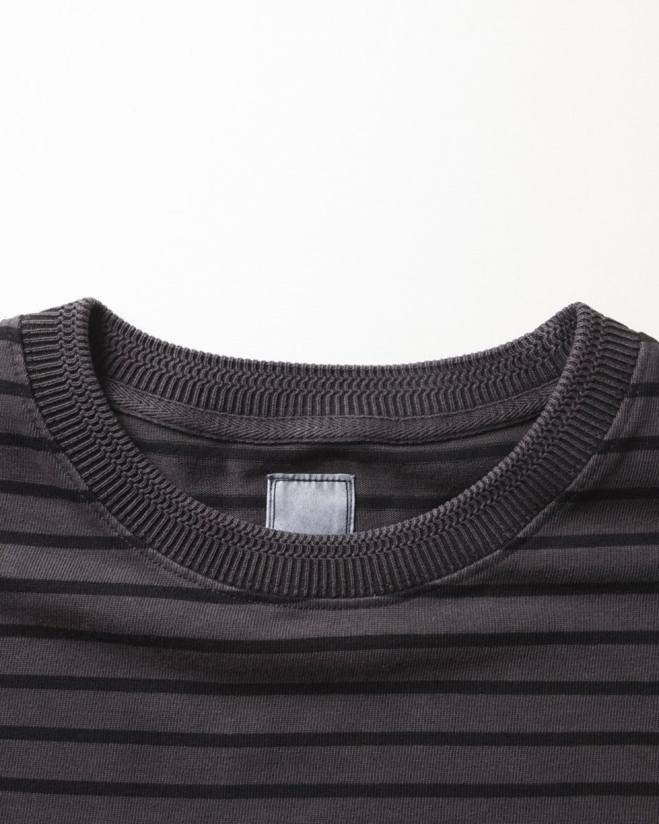 画像6: Liberaiders  GARMENT DYED STRIPED L/S SHIRT (6)