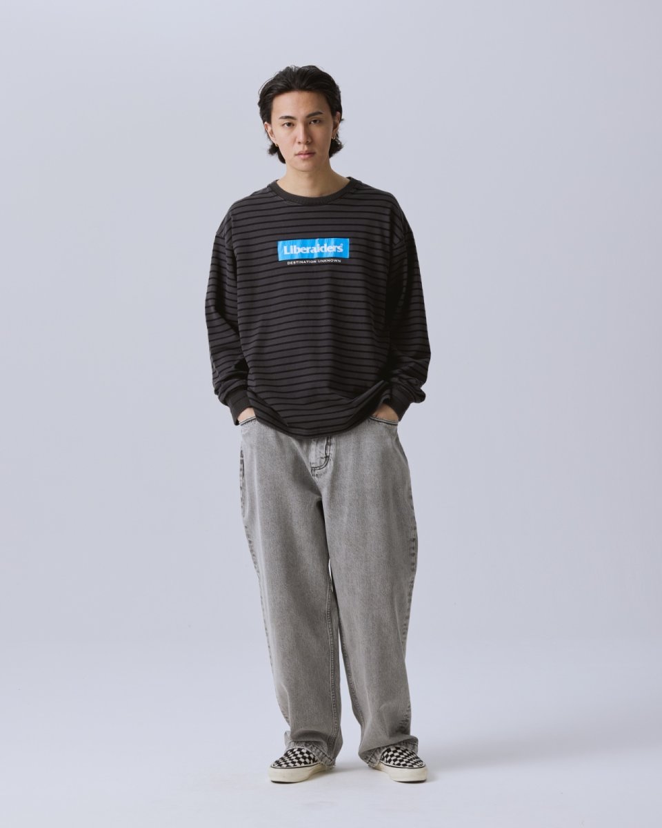 画像9: Liberaiders  GARMENT DYED STRIPED L/S SHIRT (9)