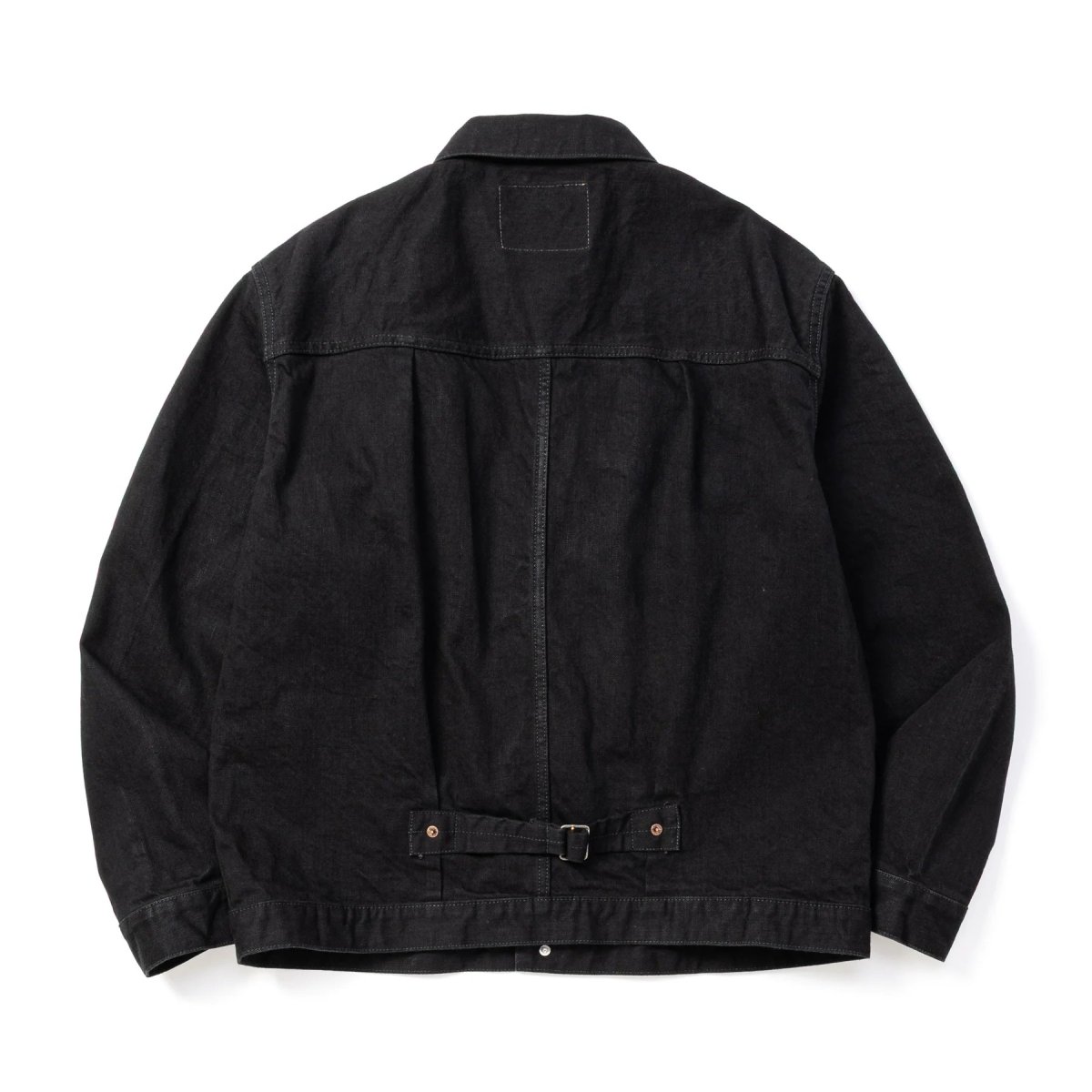 画像2: CALEE  1st TYPE BLACK DENIM JACKET (2)