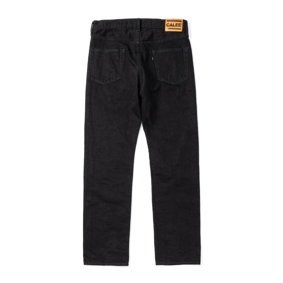 画像2: CALEE  VINTAGE REPRODUCT BLACK STRAIGHT DENIM PANTS (2)