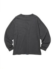画像2: Liberaiders  GARMENT DYED STRIPED L/S SHIRT (2)