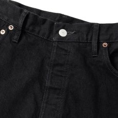画像5: CALEE  VINTAGE REPRODUCT BLACK STRAIGHT DENIM PANTS (5)