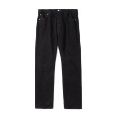 画像1: CALEE  VINTAGE REPRODUCT BLACK STRAIGHT DENIM PANTS (1)