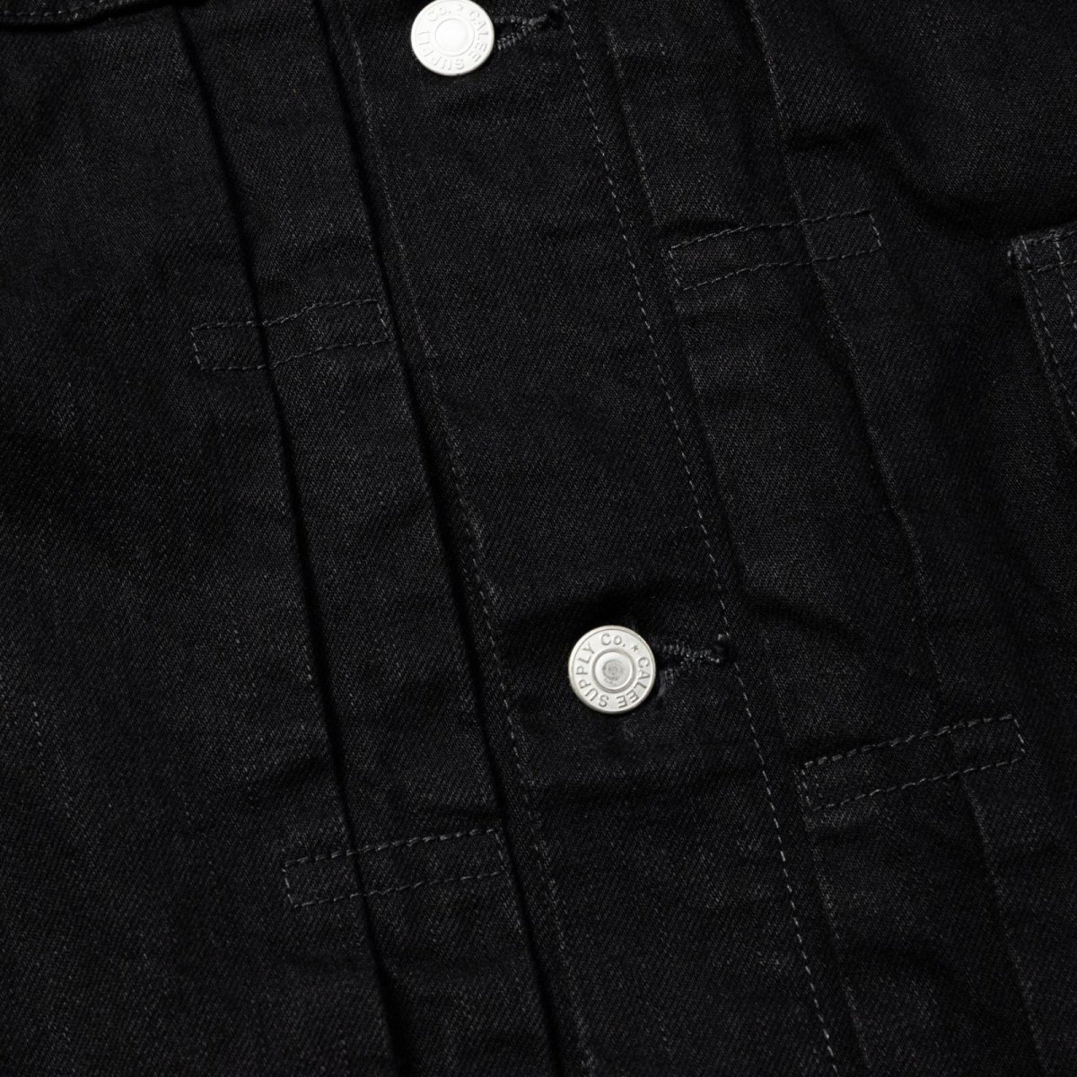 画像6: CALEE  1st TYPE BLACK DENIM JACKET (6)