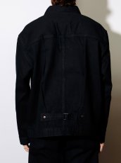 画像4: CALEE  1st TYPE BLACK DENIM JACKET (4)