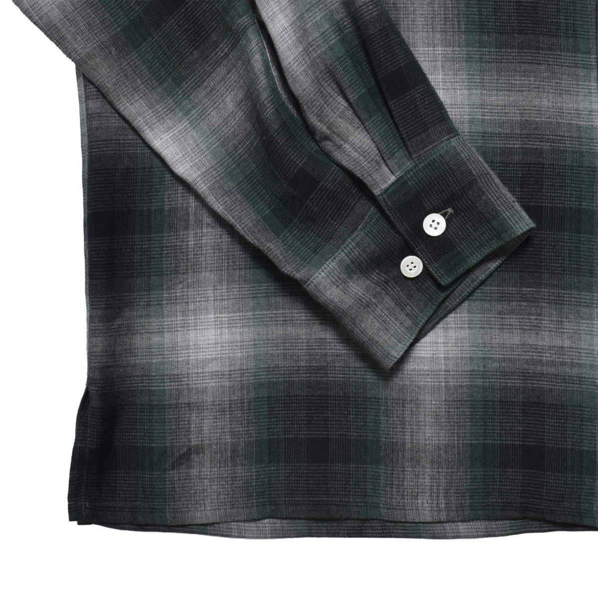 画像16: MINEDENIM  T.Rayon Ombre Open Collar Shirt (16)