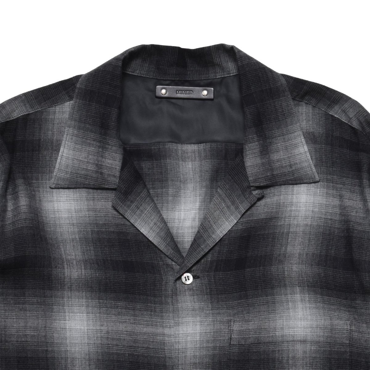 画像5: MINEDENIM  T.Rayon Ombre Open Collar Shirt (5)