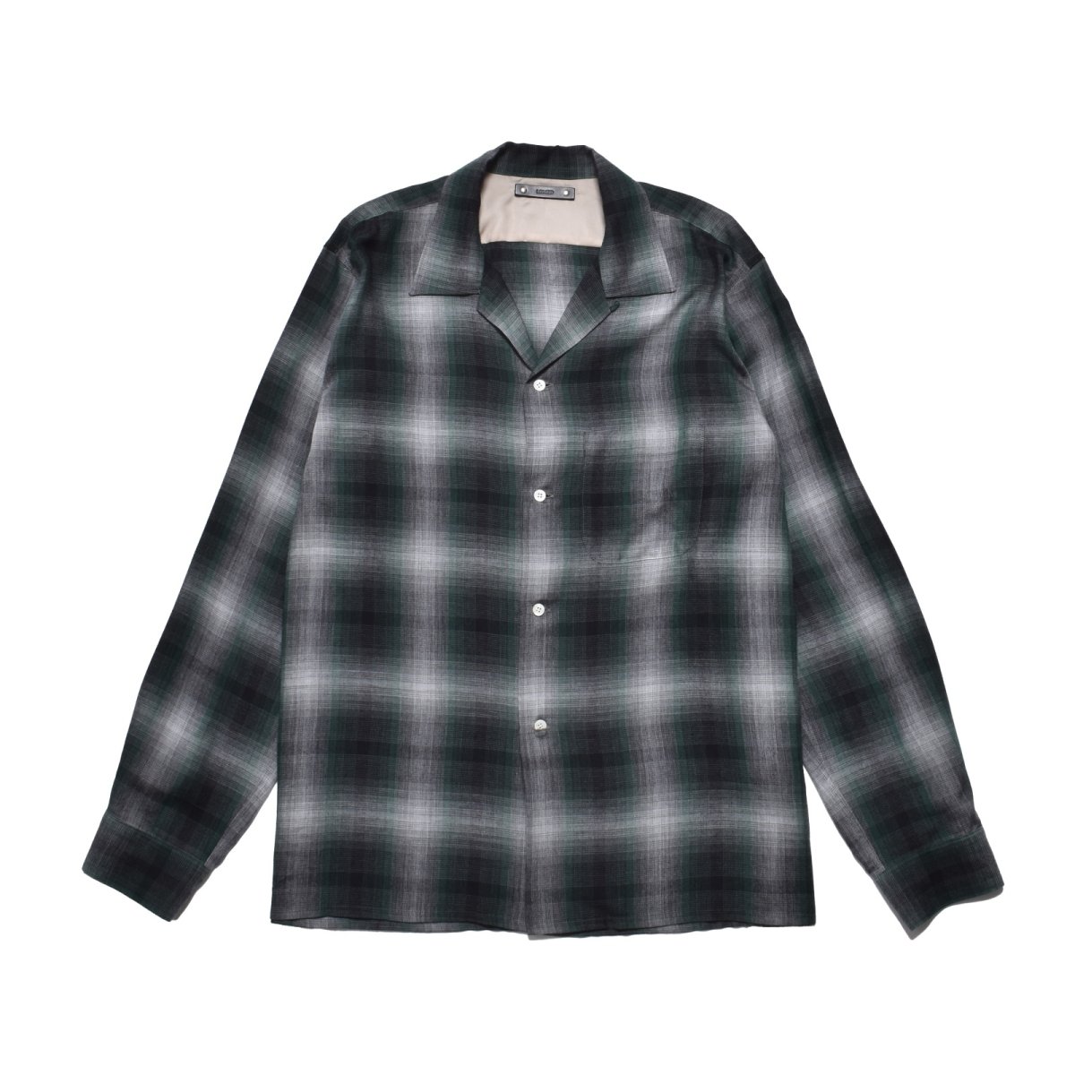 画像10: MINEDENIM  T.Rayon Ombre Open Collar Shirt (10)