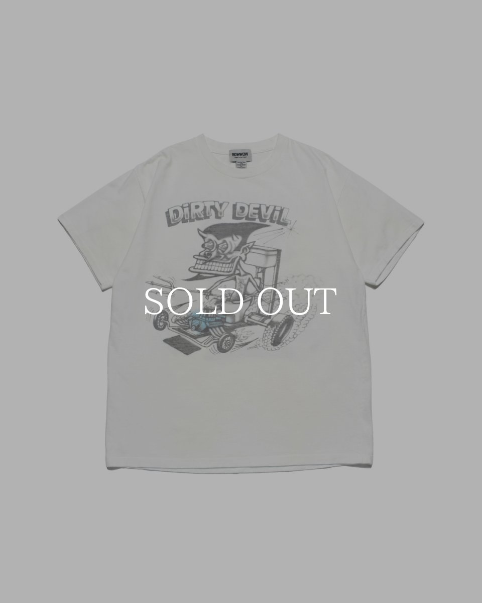 画像1: BOW WOW  SKETCH DEVIL OVER MOON TEE (1)