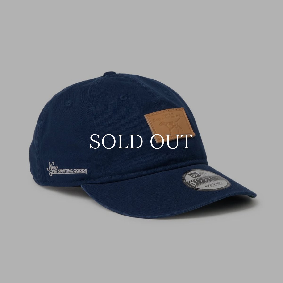 画像1: NEW ERA  9THIRTY レザーストラップ Direction by Takayuki Ohashi Dog Patch オーシャンサイドブルー | アウトドア (1)