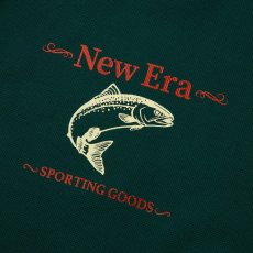 画像6: NEW ERA  長袖 ワッフル Tシャツ Direction by Takayuki Ohashi Fish グリーン | アウトドア (6)