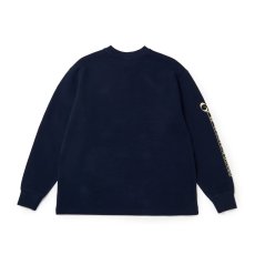 画像2: NEW ERA  長袖 ワッフル Tシャツ Direction by Takayuki Ohashi Dog ネイビー | アウトドア (2)