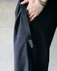 画像5: CALEE  STUDS LEATHER NARROW BELT ＜TYPE B＞ (5)