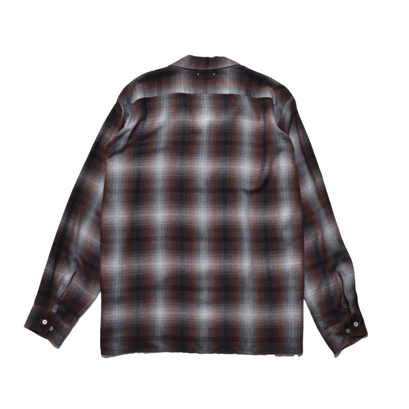 MINEDENIM T.Rayon Ombre Open Collar Shirt MDFBF09501 公式通販