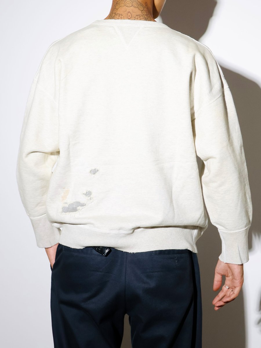 画像4: BOW WOW  REPAIRED DOUBLE V SWEATSHIRT - U.S.ARMY (4)