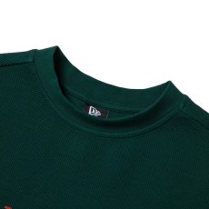 画像5: NEW ERA  長袖 ワッフル Tシャツ Direction by Takayuki Ohashi Fish グリーン | アウトドア (5)